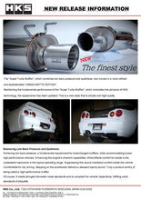Load image into Gallery viewer, HKS 99-02 Nissan Skyline GT-R GF-BNR34 RB26DETT URBAN MATTE Edition Super Turbo Muffler