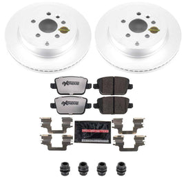 Power Stop 08-12 Land Rover LR2 Rear Z36 Coated Truck & Tow Brake Kit
