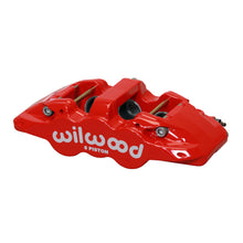 Load image into Gallery viewer, Wilwood caliper AERO6 1.75/1.62/1.62 .810 rotor .80 THK pad R/H red