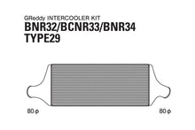 Load image into Gallery viewer, GReddy Nissan Skyline Trust Intercooler T-29F BNR33 Kit