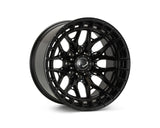 Vossen HFX-1 20x9 - 8x180 - ET0 - Deep Face - 124.3 - Satin Black Wheel