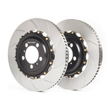 Load image into Gallery viewer, GiroDisc 03-09 Nissan 350Z (w/Brembo Calipers) 2-Piece Slotted Front Rotors