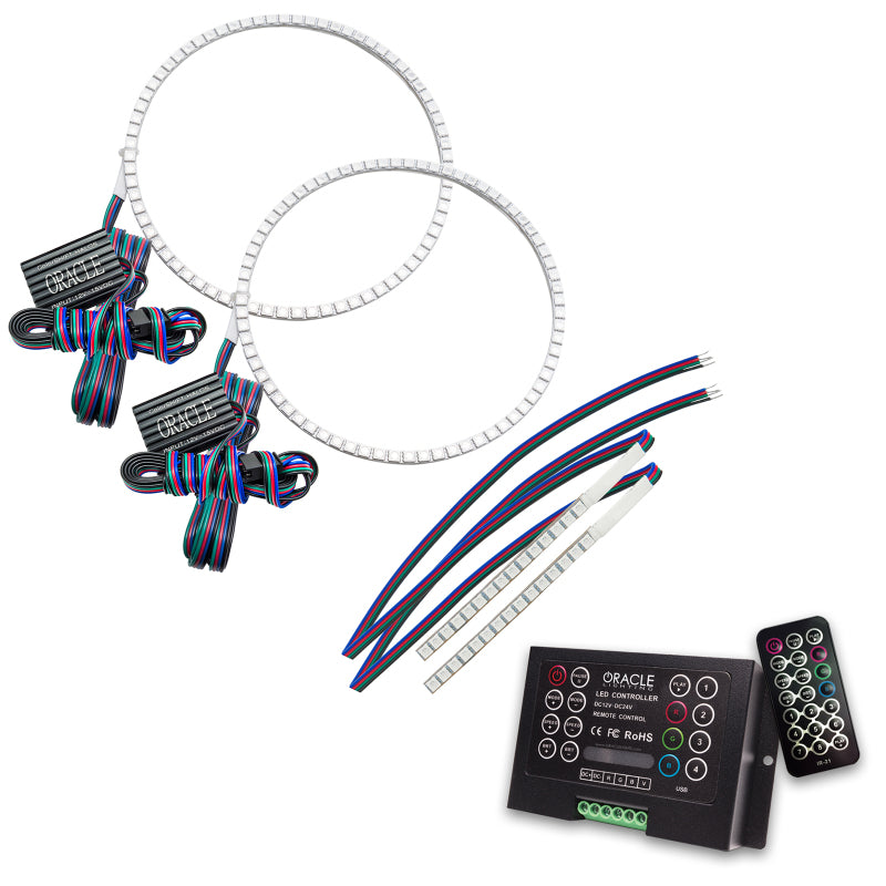 Oracle 21-22 Ford Bronco Headlight Halo Kit w/DRL Bar - Base Headlights -w/2.0 Controller NO RETURNS