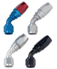 Load image into Gallery viewer, Fragola -8AN x 45 Degree Power Flow Hose End - Blue/Red