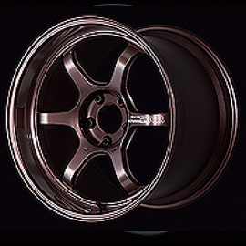 Advan R6 18x8.0 +45 5x114.3 Racing Copper Bronze Wheel