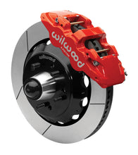 Load image into Gallery viewer, Wilwood kit front AERO6 wwe 63-87 C10 iron pro spindle 14.00 rotor GT 5 lug red