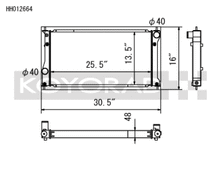 Load image into Gallery viewer, Koyo 2022+ Toyota GR86 and Subaru BRZ Competition All-Aluminum Radiator