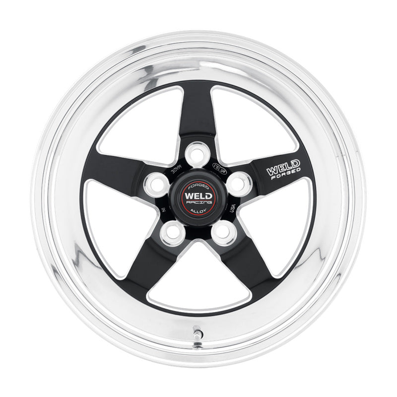 Weld S71 15x11.33 / 5x4.5 BP / 4.5in. BS Black Wheel (Low Pad) - Non-Beadlock