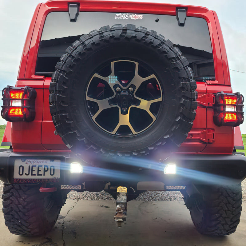 Oracle Rear Bumper LED Reverse Lights for Jeep Wrangler JL - 6000K NO RETURNS
