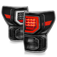 Load image into Gallery viewer, Anzo 07-11 Toyota Tundra Full LED Tailights Black Housing Clear Lens G2 (w/C Light Bars)