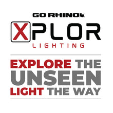 Load image into Gallery viewer, Go Rhino Xplor Bright Series Sgl Row LED Light Bar (Side/Track Mount) 32in. - Blk