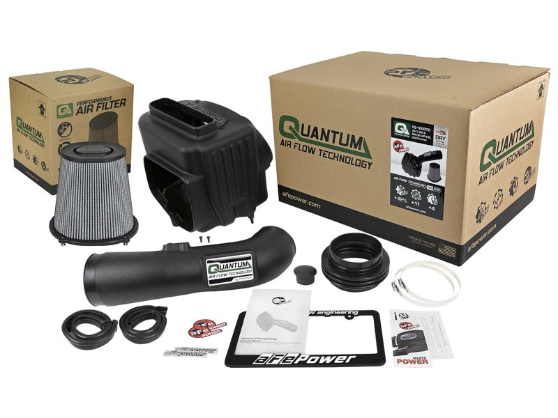 aFe Quantum Pro DRY S Cold Air Intake System 17-18 GM/Chevy Duramax V8-6.6L L5P - Dry