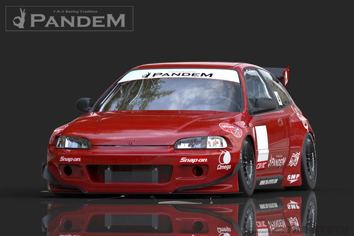 GReddy 92-95 Honda Civic EG Hatchback Pandem Rocket Bunny Front Bumper