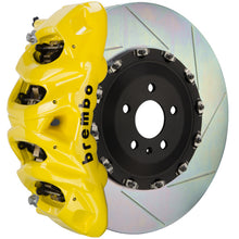 Load image into Gallery viewer, Brembo 09-14 F150 2WD Front GT BBK 8 Piston Cast 412x38 2pc Rotor Slotted Type-1- Yellow