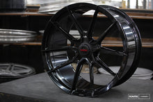 Load image into Gallery viewer, Vossen x Novitec NF10 21x9.5in - 5x114.3 BP - ET38 - Gloss Black Ferrari 296 Front Wheel