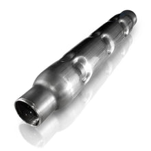 Load image into Gallery viewer, Stainless Works 3in CHAMBERED ROUND MUFFLER (MILL FINISH)