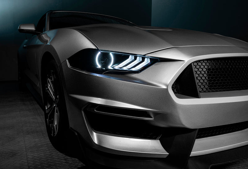 Oracle Lighting 18-23 Ford Mustang Dynamic ColorSHIFT LED Headlights - Black Series NO RETURNS