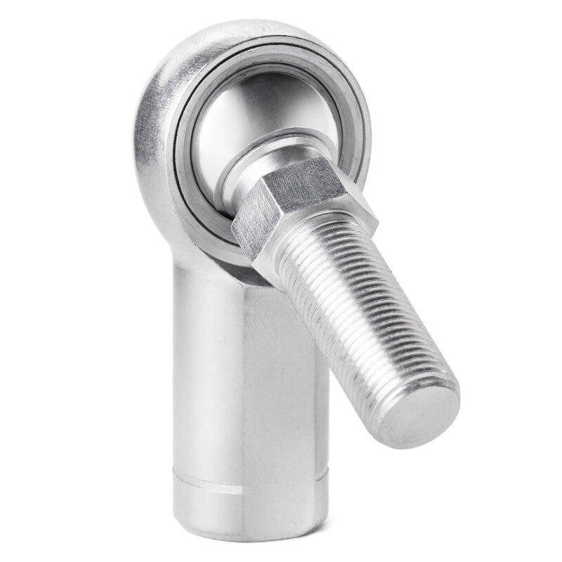 QA1 K Series 3-Pc Rod End - Female/Left Hand - .5in Bore x 1/2-20 w/Stud - Carbon Steel