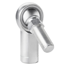 QA1 H Series 3-Pc Rod End - Female/Left Hand - .25in Bore x 1/4-28 w/Stud - Alloy Steel w/PTFE