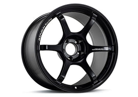 Advan RG-4 18x10 +35 5x114.3 Semi Gloss Black Wheel