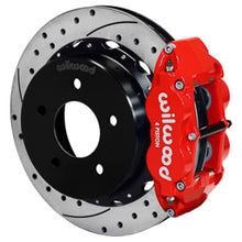 Load image into Gallery viewer, Wilwood 88-98 Chevy Silverado Superlite 4R 14.00x1.10in Drill/Slot Rear Drum to Disc Conv. - Red