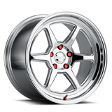 Kansei K14X Roku 18x8.5in / 5x120 BP / 35mm Offset / 72.56mm  Bore - Chrome