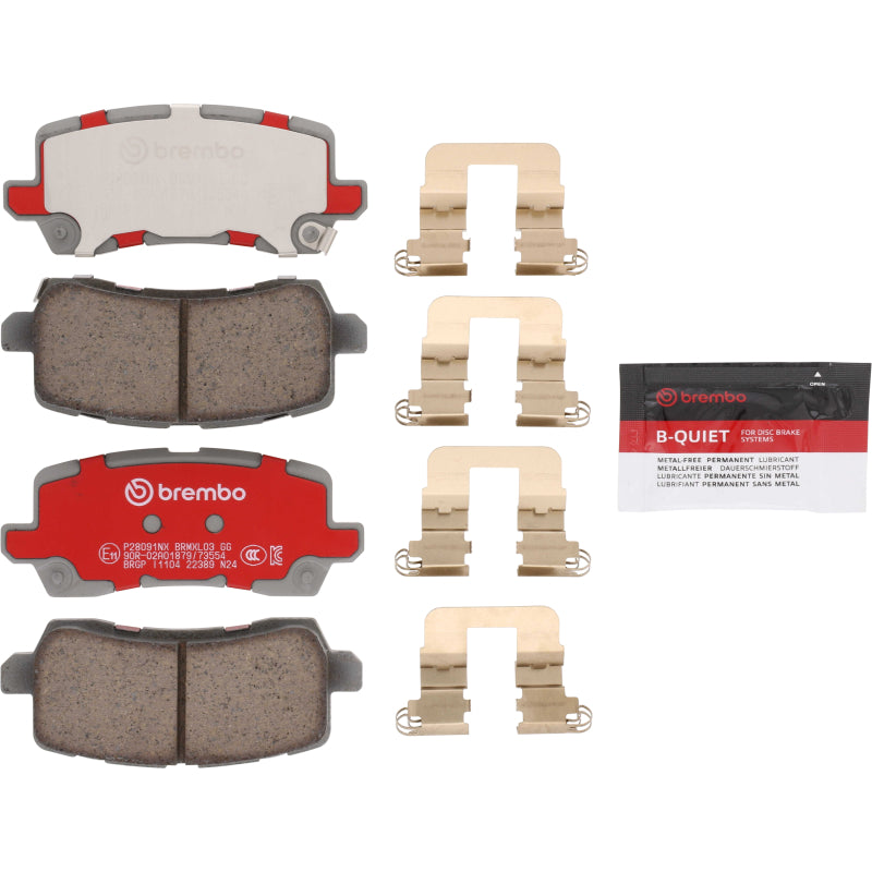 Brembo 2013+ Acura RLX / 2014+ Acura TLX Xtra Ceramic Brake Pad - Rear