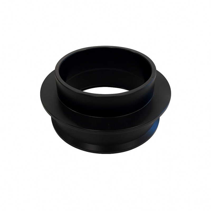 QA1 2-1/2in ID Spring Spacer - 1in Large - Clear Anodized Aluminum