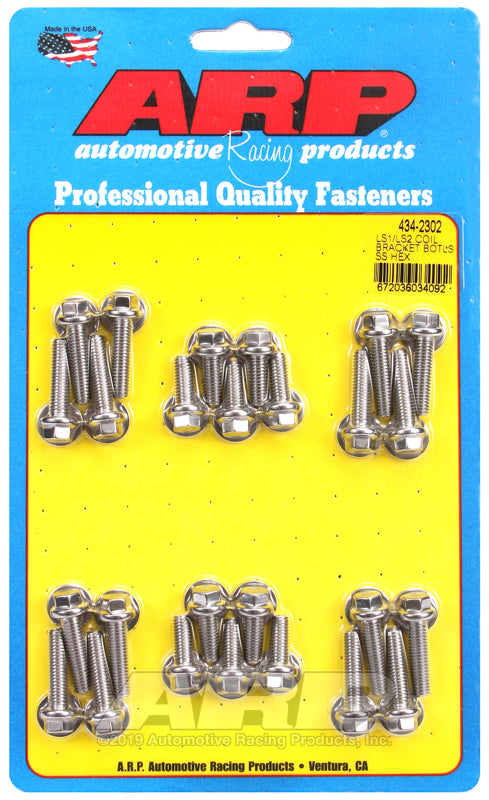 ARP LS1 LS2 SS Hex Coil Bracket Bolt Kit
