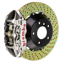 Load image into Gallery viewer, Brembo SS Rear GTR BBK 4 Piston Billet380x28 2pc Rotor Drilled- Nickel Plated