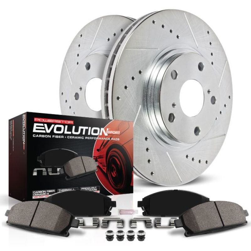 Power Stop 10-17 Chevrolet Equinox Rear Z23 Evolution Sport Brake Kit