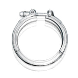 Stainless Works V Band SS T-Bolt Clamp only for 2 1/2in tubing only
