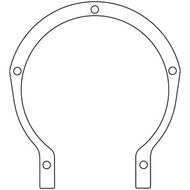 Cometic Ford Flathead V8 8BA/8CM .015in Fiber Timing Cover Gasket - 1948-1953