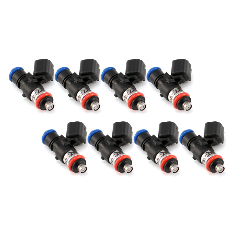 Injector Dynamics 1340cc Injectors- 34mm Length-No Adapt Top(14mm O-Ring)/15mm Low O-Ring(Set of 8)