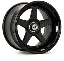 Load image into Gallery viewer, Vossen GEN-01 3pc - 21x13 - Cntr Lock - Satin Blk Cntr / Gloss Blk Out - Lamborghini Aventador Rear