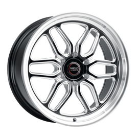 Weld Laguna 6 Drag 20x11 / 6x127 / 7.375 BS / 78.1 HB - Gloss Black Milled - Non-BL Wheel