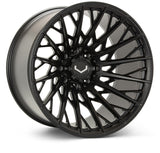 Vossen VFX-02T 24x12 - 8x180 - ET44 - Ultra Deep - 124.3 - Satin Black Wheel