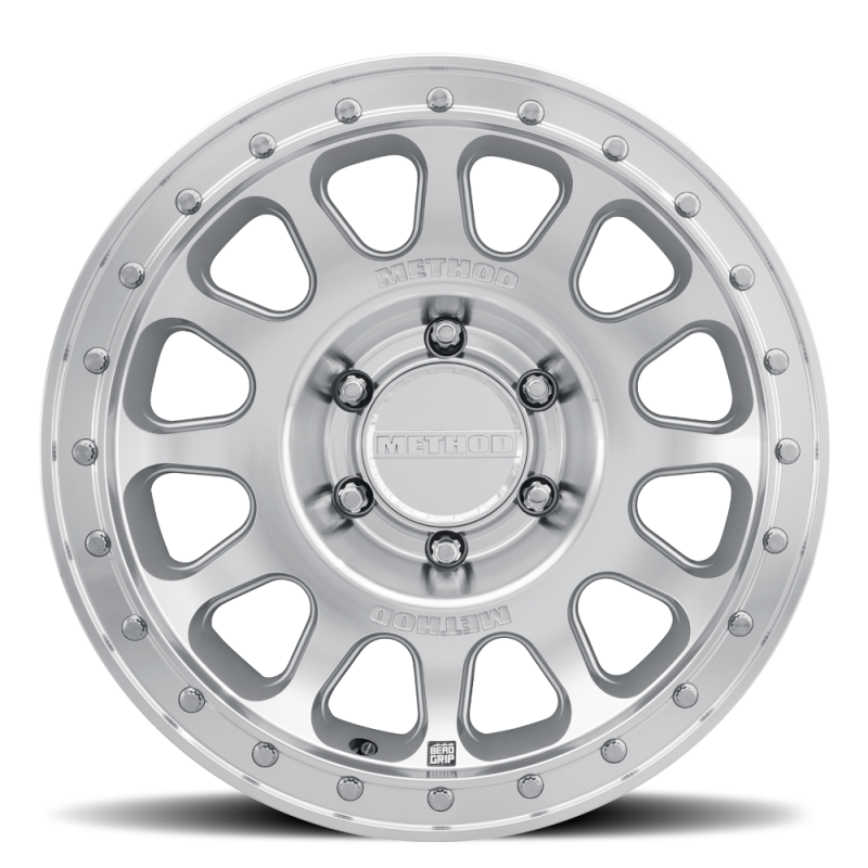 Method MR709 HD Bead Grip 18x9in / ET12 / 5x150 BP / 110.50mm Bore - Machined Clear Coat Wheel