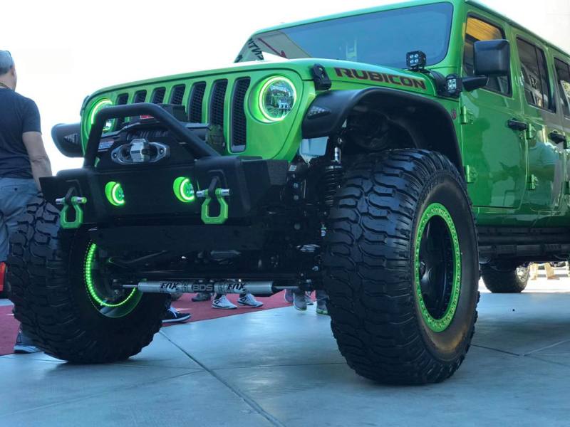 Oracle Jeep Wrangler JL/Gladiator JT LED Surface Mount Fog Light Halo Kit - ColorSHIFT NO RETURNS