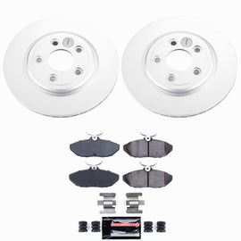 Power Stop 00-02 Jaguar S-Type Rear Z23 Coated Brake Kit