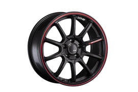 SSR GTV05 4x100 16x6.0 Offset 45 Flat Black w/ Red Line