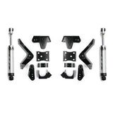 QA1 2019+ Chevrolet Silverado / GMC Sierra 1500 Single Adjustable Rear Drop Kit - 3in to 5in Drop