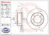 Brembo OE 18-22 Ford F-250 Super Duty/13-15 F-350 Super Duty UV Coated Brake Disc - Front