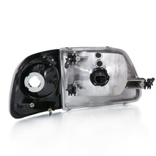 Load image into Gallery viewer, ANZO 1997-2003 Ford F150 Crystal Headlight Black w/ Parking Light