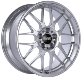 BBS RG-R 18x8.5 5x120 ET30 Diamond Silver Wheel - 82mm PFS Required