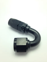Load image into Gallery viewer, Fragola -10AN Fem x -8AN Hose 150 Degree Reducing Hose End - Blue/Red
