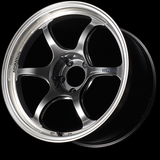 Advan RG-D2 16x6.5 / +35 Offset / 4x98 / 58mm Bore / Machining and Racing Hyper Black