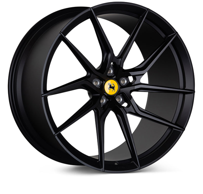 Vossen x Novitec NF8 21x9.5in - 5x114.3 BP - ET38 - Satin Black Ferrari 296 Front Wheel