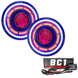 Oracle Oculus 7in ColorSHIFT Bi-LED Projector Headlights for Jeep Wrangler JK NO RETURNS