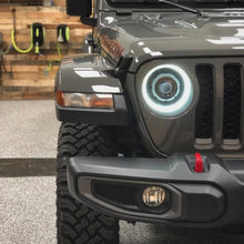 Load image into Gallery viewer, Oracle Oculus Bi-LED Projector Headlights for Jeep JL/Gladiator JT - Satin Silver - 5500K NO RETURNS